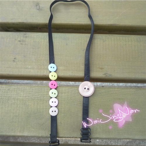 Beautiful middot . single shoulder strap size button shoulder strap underwear shoulder strap multi-purpose shoulder strap