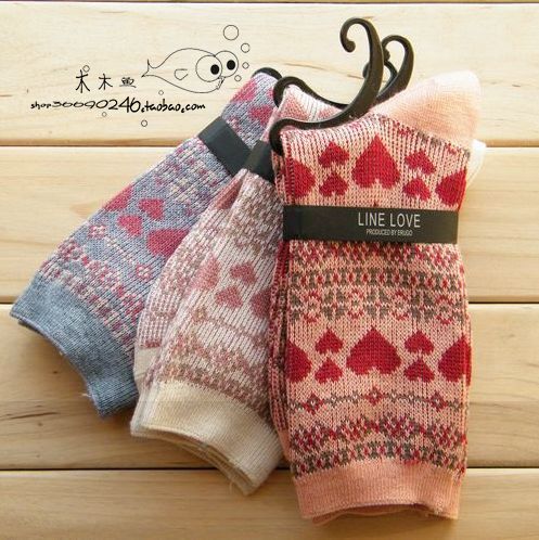 Beautiful ! trend vintage wireless socks female cotton socks compassion funds 10 double