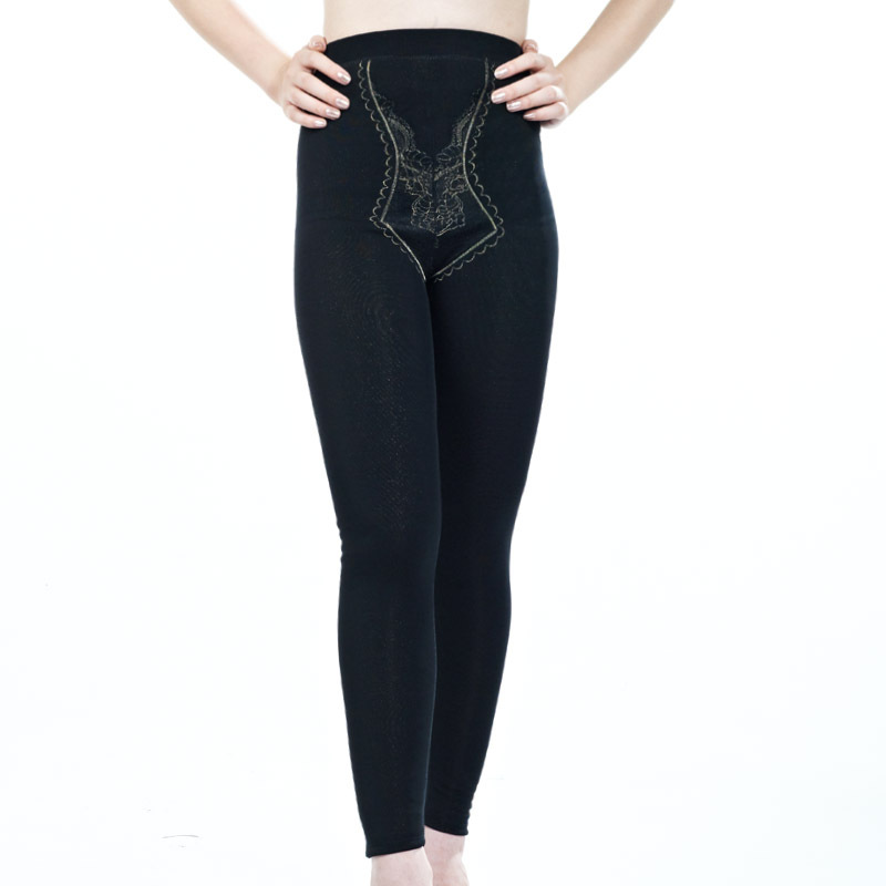 Beauty care body shaping pants modal stovepipe pants thermal trousers thickening plus velvet female legging 88019