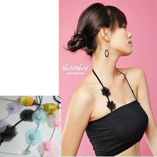 Beauty flower lace summer hot-selling pectoral girdle underwear belt halter-neck shoulder strap shoulder strap 0019