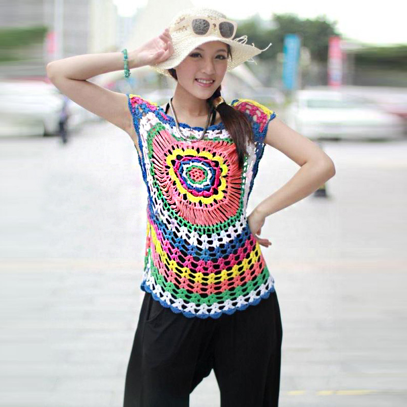 Beauty multicolour print sweater