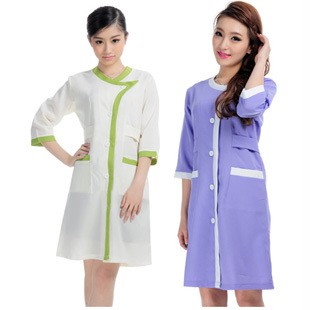- beauty services pediluvium clothes uniform hairdressing clothes sauna, uniform beauty salon uniforms