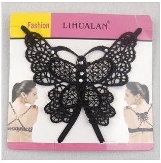 Behind the bow invisible shoulder strap sexy crossover underwear bra shoulder strap