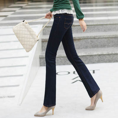 Bell-bottom jeans female slim trousers butt-lifting slim jeans flare trousers jeans female