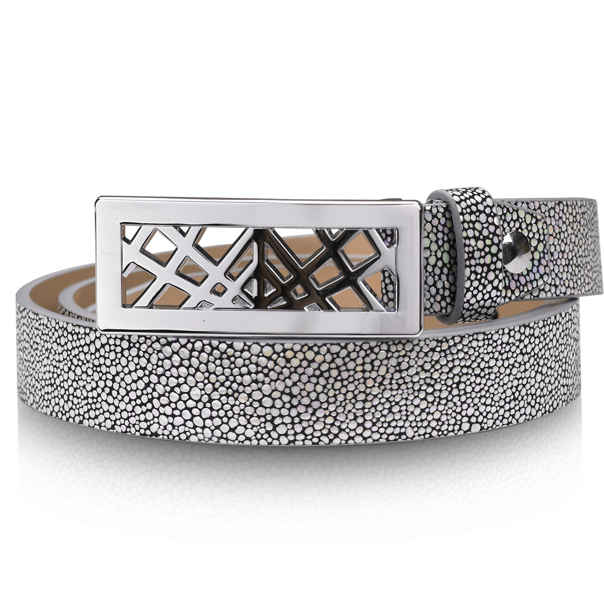 Belle ladies genuine leather belt cowhide women's strap first layer of cowhide symphony flat belt