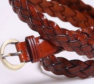 Belt broken cowhide genuine leather belt women's embossed decoration strap lengthen belt