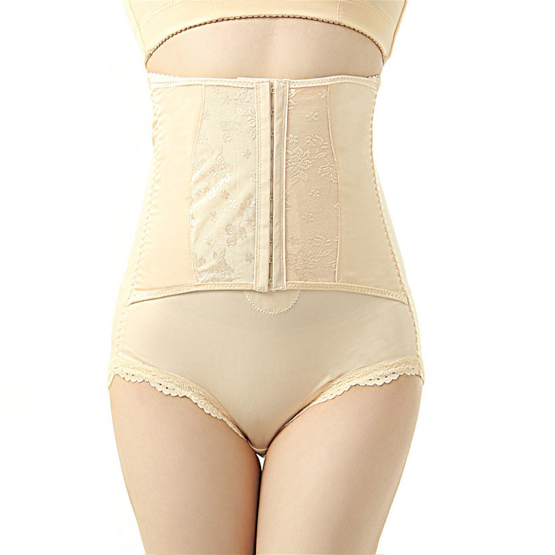 Belt cummerbund high waist postpartum abdomen drawing pants abdomen drawing butt-lifting panties female seamless body shaping