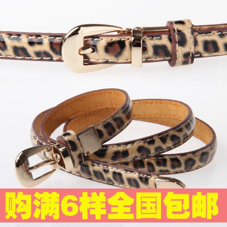 Belt female all-match genuine leather women's candy color thin belt decoration fashion strap female