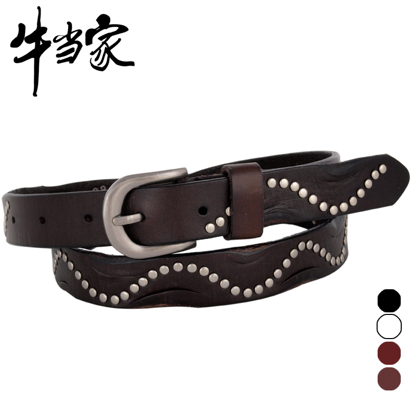 Belt female all-match strap Women women's genuine leather belt genuine leather strap women's fashion 542