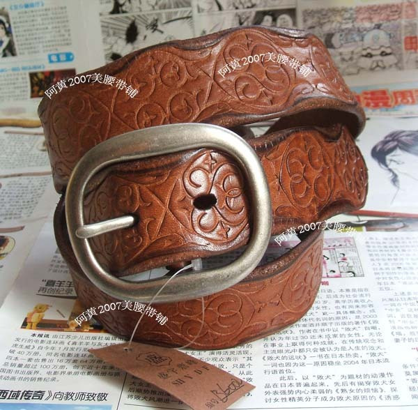 Belt female belt edging women's strap genuine leather strap women's fashion denim