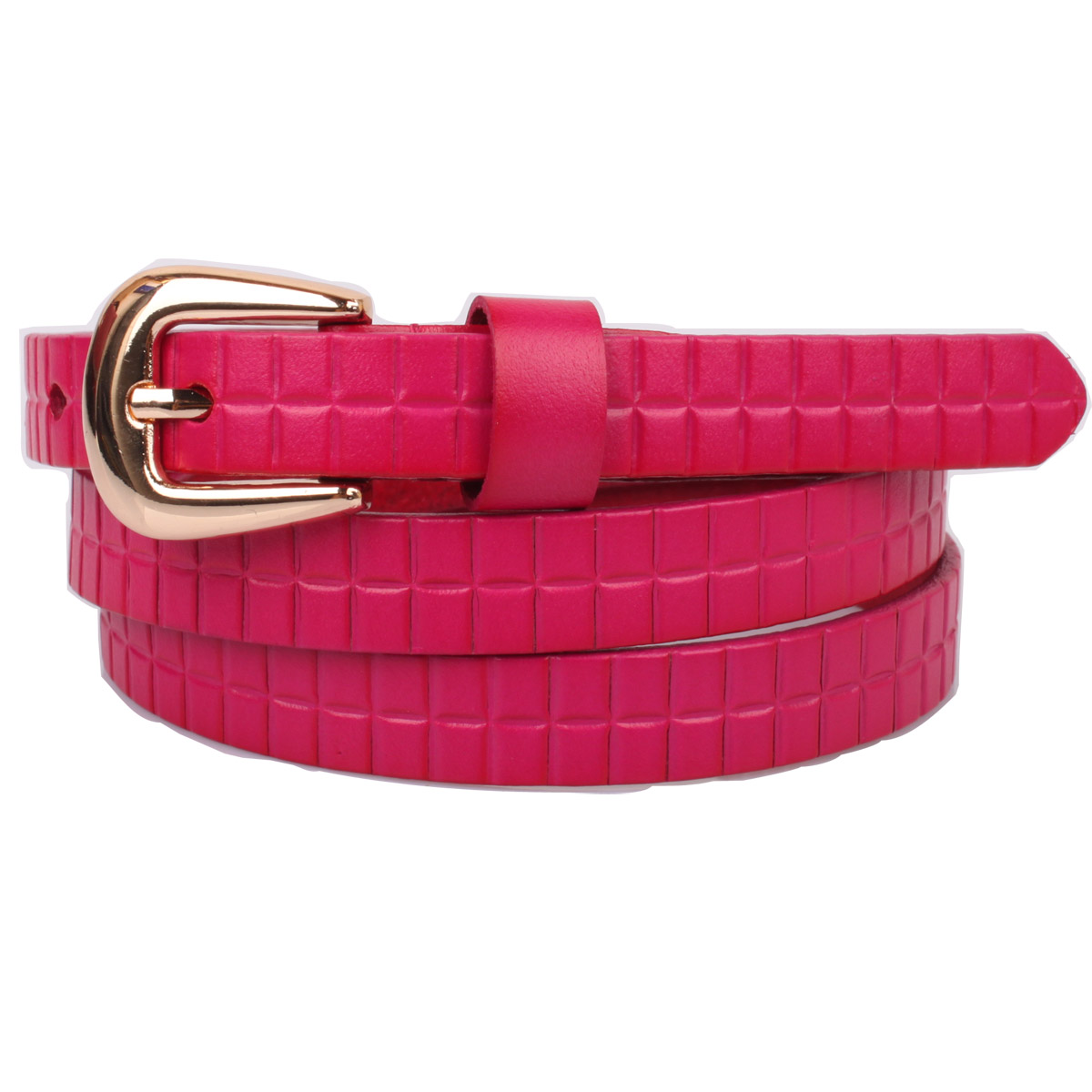 Belt female cowhide genuine leather sweet all-match fashion strap embossed fashionable casual decoration