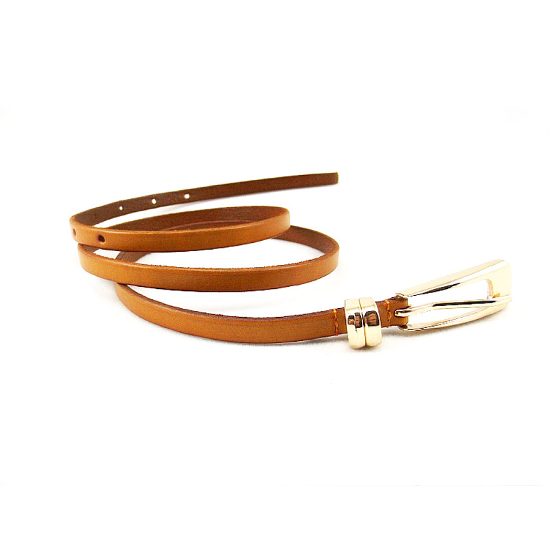 Belt female genuine leather all-match fashion decoration candy color cowhide strap one-piece dress shirt 2