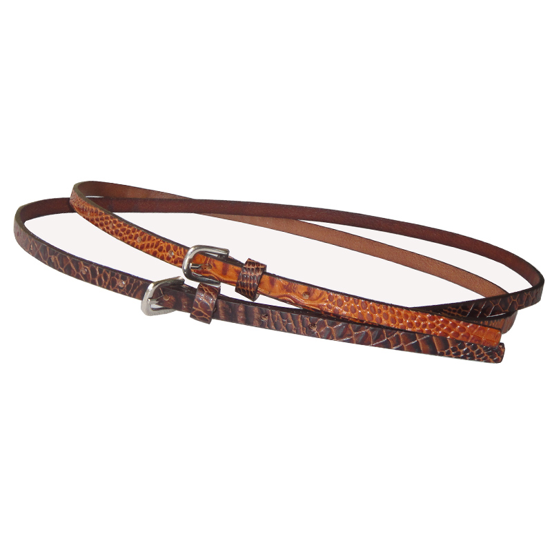 Belt female genuine leather all-match fashion exquisite Emboss decoration strap brief elegant