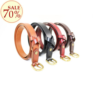 Belt female genuine leather all-match first layer of cowhide 8 word buckle tieclasps strap