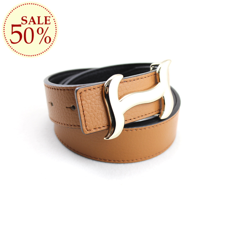 Belt female genuine leather fashion all-match fashion pure copper buckle double faced first layer of cowhide belt new arrival