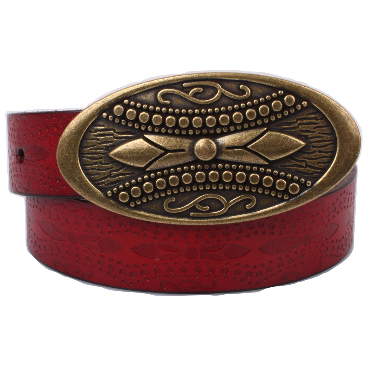 Belt female genuine leather sweet denim first layer of cowhide copper head strap 2012 fashionable casual decoration