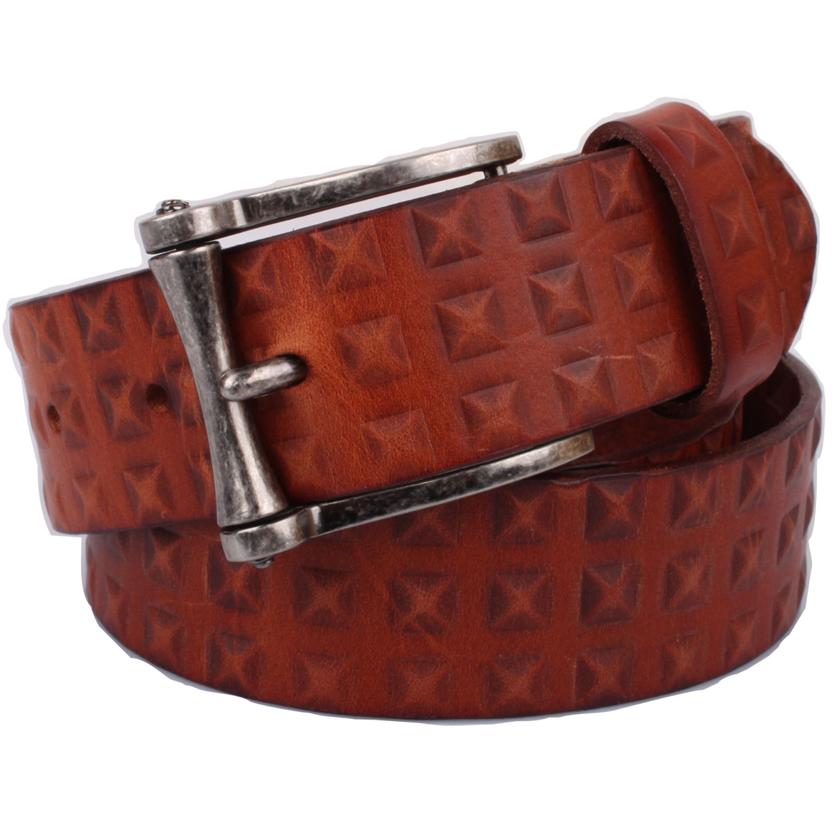 Belt female genuine leather sweet denim first layer of cowhide embossed leather belt fashionable casual wide cummerbund