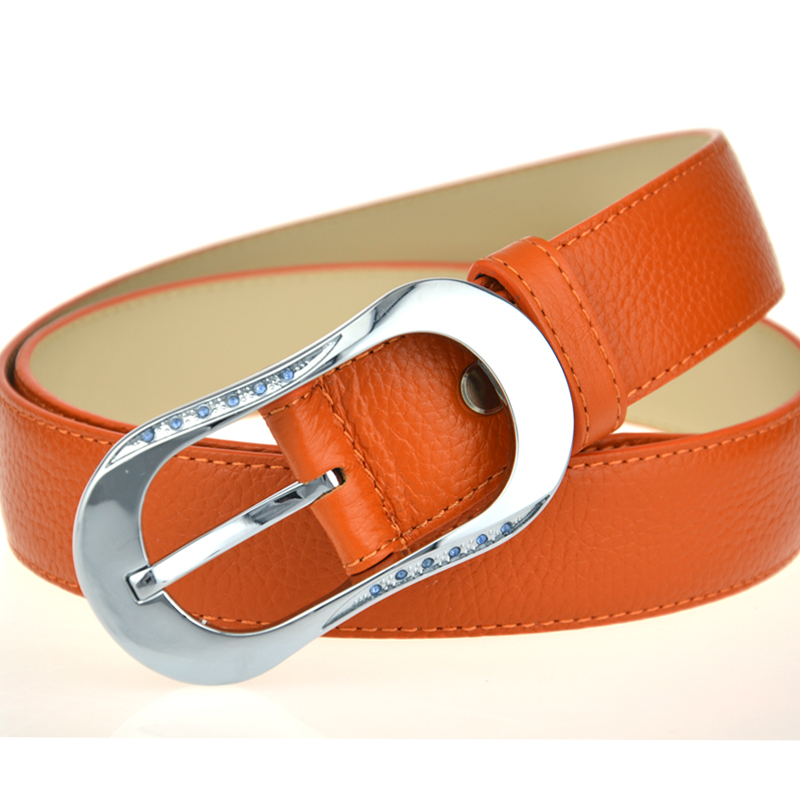 Belt female silver agings cowhide women's strap crocheters women's genuine leather belt