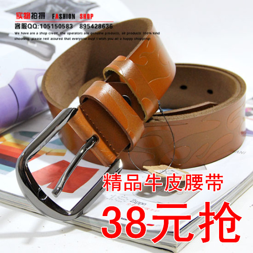 Belt genuine leather strap women's pin buckle strap fashion all-match women's strap - rk8