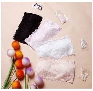 Belt pad lace decoration two ways invisible shoulder strap spaghetti strap tube top tube top