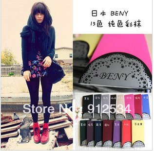 Beny multicolour high quality velvet pantyhose stockings legging socks  Tights