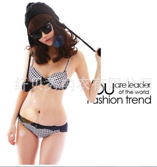 Best Quality!Free shipping (3 pieces/lot) the new product, push-up fashion sexy  bra and briefs-2480