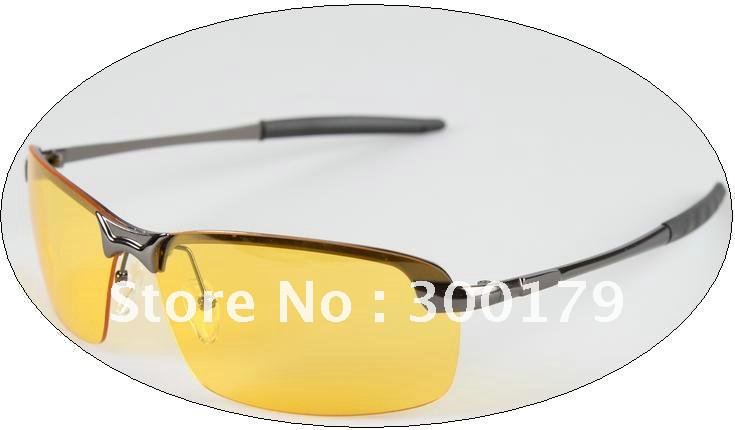 Best Selling Band name designer polarized yellow lenses night vision driving glasses 8011 Drivers Goggles Reduce Glare