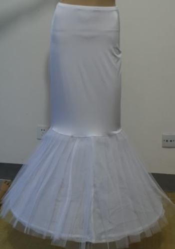 Best Selling  Cheap   white mermaid petticoat/underskirt/slip prom/bridesmaid/ball/party/wedding dress   0001