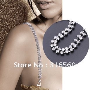 Best selling!!Double line crystal bra strap rhinestone bra shoulder stra mixed order Free shipping 5pairs/lot