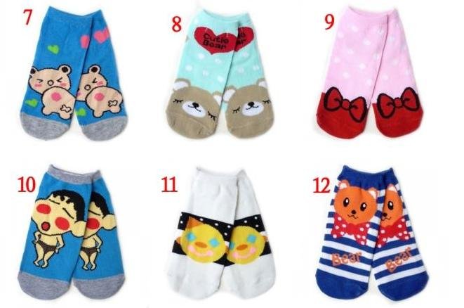Best Selling!!free shipping!!Cartoon socks/straight board sox/female sox/cotton socks straight board sox50pair/lot *3