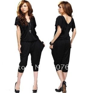 Best selling! Lady's Halter Design Blouse Jumpsuit +free shipping BY EMS Retail&Wholesale 30PCS/LOT