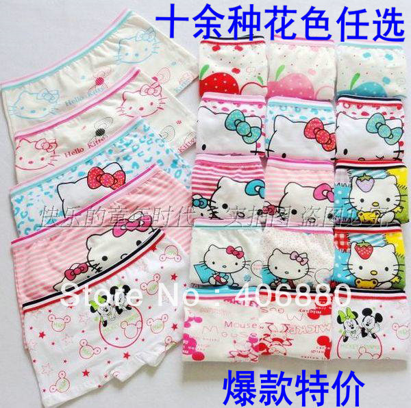 Best selling! new fashion children underwear girls underwear hello kitty briefs Free shipping 20pcs/lot