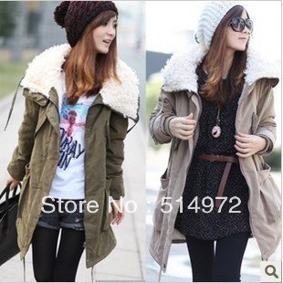 Best Selling!!women's fur coats winter warm long coat jackets clothes+free shipping