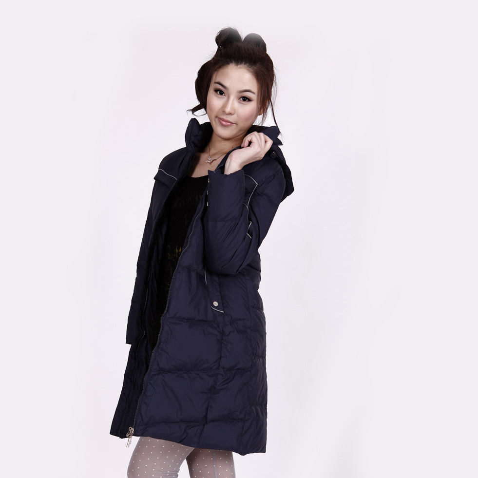 Betty BETTY down coat women stand collar medium-long down coat b-561