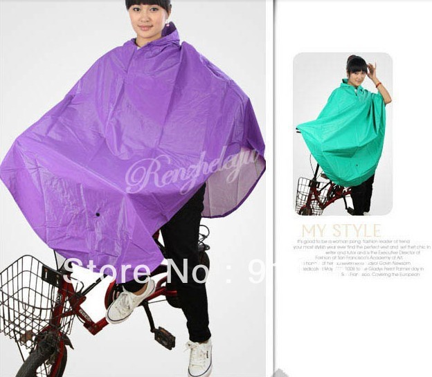 Bicycle ride Burberry fashion double glue thickening plus size cap poncho 16.9