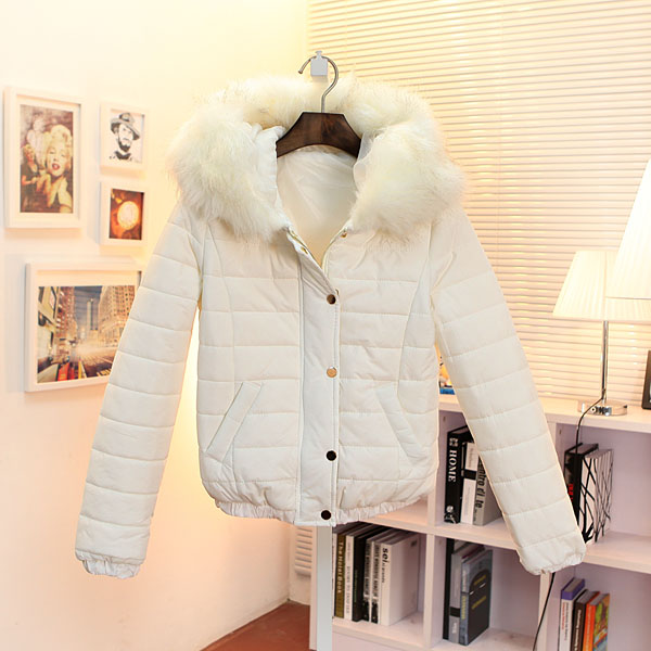 Big 2012 maomao collar with a hood candy color thermal cotton-padded jacket wadded jacket g 13