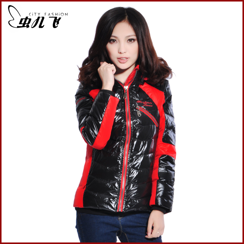 Big 2012 slim patchwork down coat female plus size