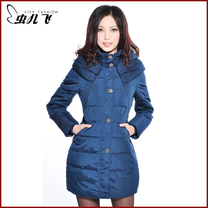 Big 2012 winter slim down coat women long design