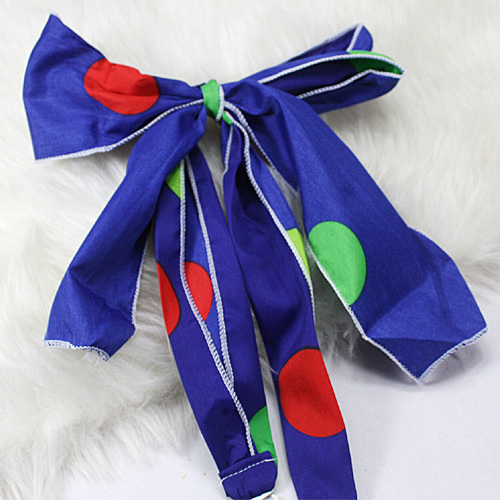 Big blue silks and satins big bow halter-neck shoulder strap underwear belt bra shoulder strap