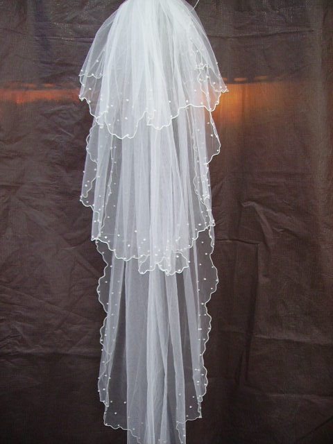 Big pearl bridal veil - bridal accessories the bride accessories multi-layer veil wedding accessories