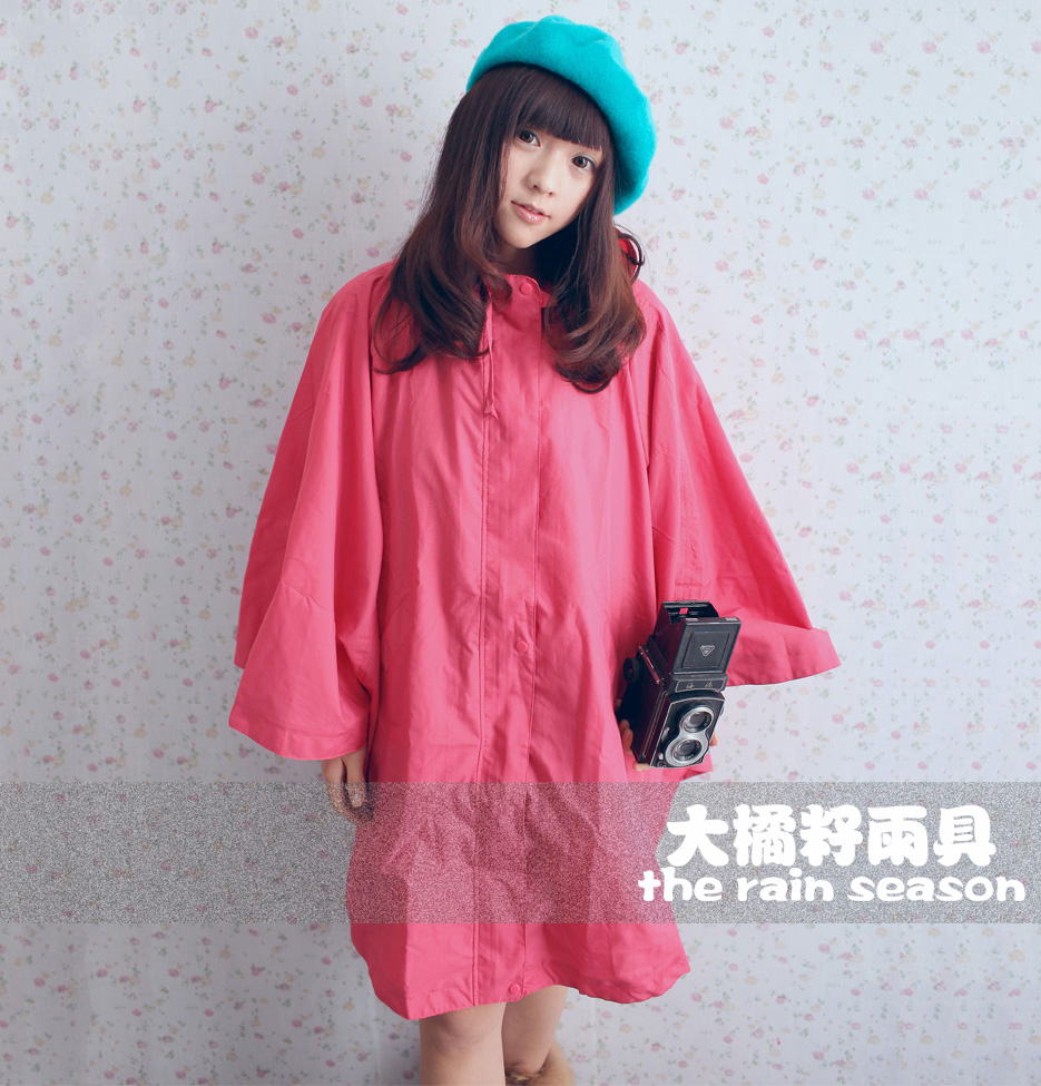 big seed rain gear thin small lovely fashion cloak raincoat poncho adult 1004