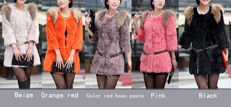 Big size Genuine rabbit fur coat/ Laddies' Rex Rabbit Fur vest  TF069 Free Shipping to EMS