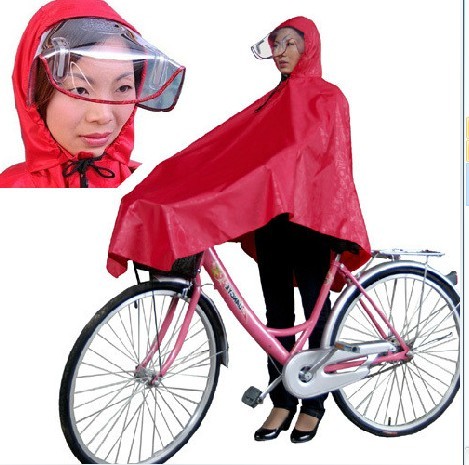 Bike poncho bicycle poncho bicycle raincoat hat brim ys-828