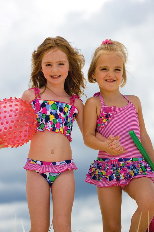Bikini swimwear infant child swimwear skirt beach wear sun cake skirt