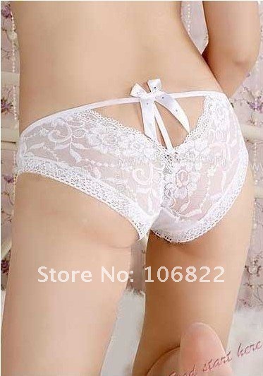 Bikini Women's Sexy Panty Briefs Knickers Bikini Lingerie Underwear Free Shipping WHITE