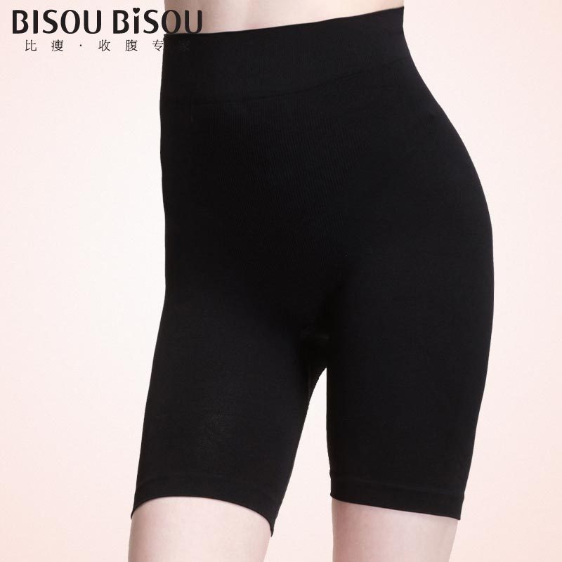 Bisou bisou mercerizing abdomen drawing tiebelt butt-lifting body shaping shorts body shaping corset safety pants