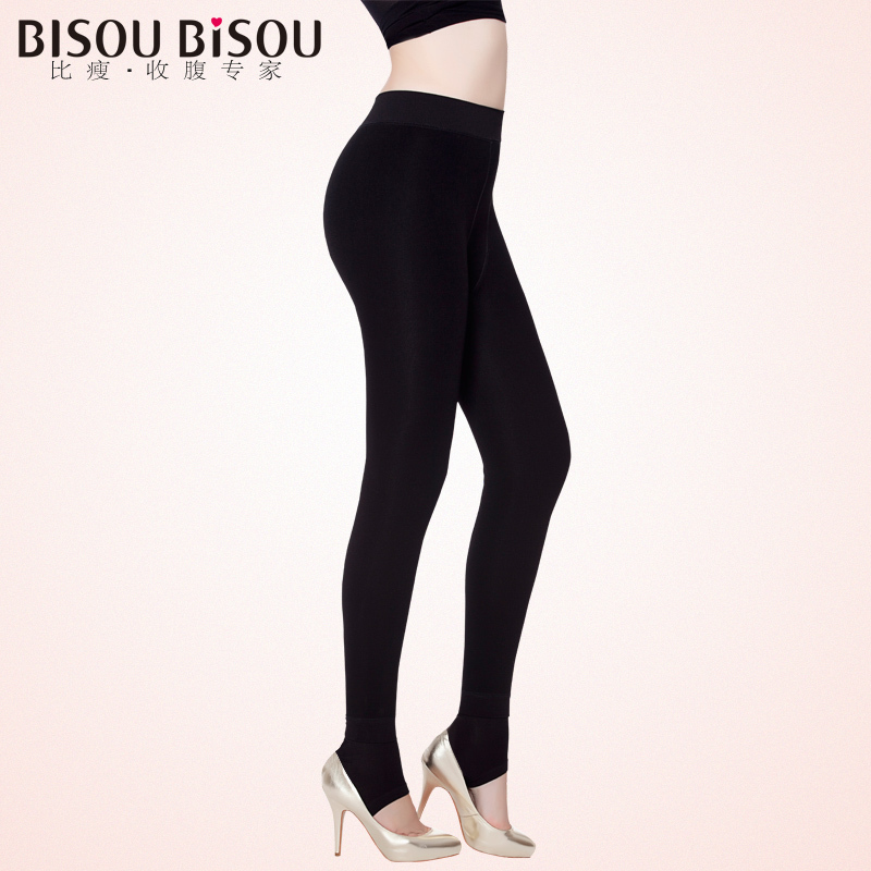 Bisou bisou thickening body shaping warm pants beauty care pants plus velvet step legging long johns