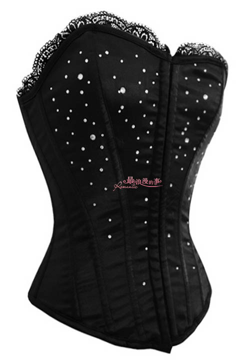 Black diamond buttons fashion small vest shaper , 5077