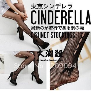 Black Fishnet Sexy Fashion Slimming Solid Hosiery Tights Pantyhose Women's Lady's Socks stockings