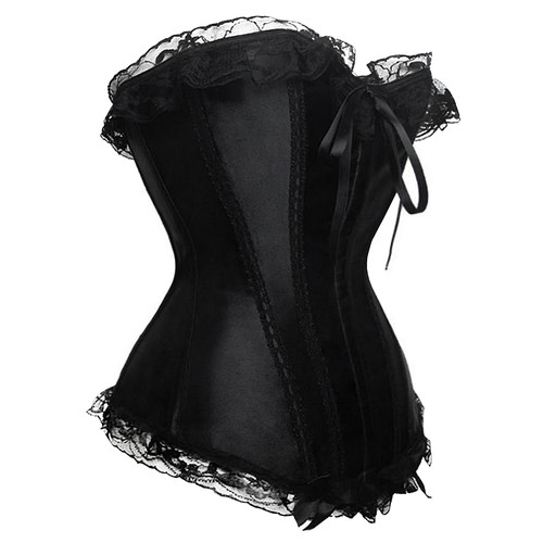 Black lace basic underwear royal shaper vest slimming abdomen drawing cummerbund plus size 4xl 5xl